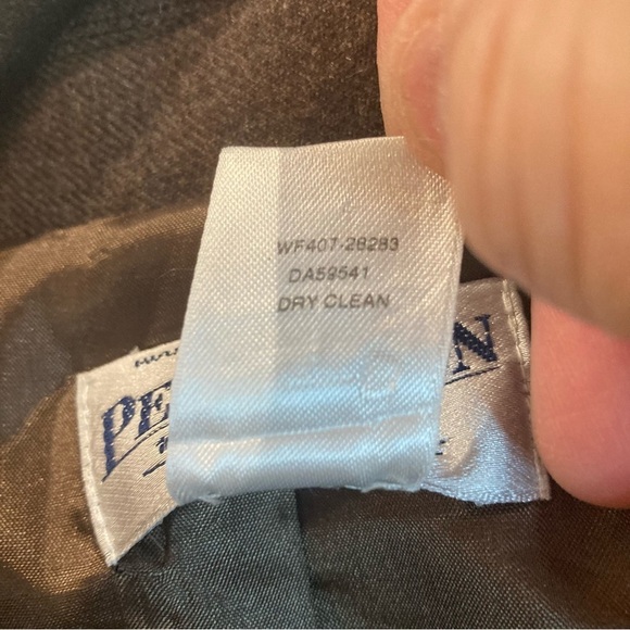 PENDLETON Sz 22 Vintage 100% Wool Shoulder Pads Boxy Pockets Lined Blazer Jacket - Picture 3 of 8